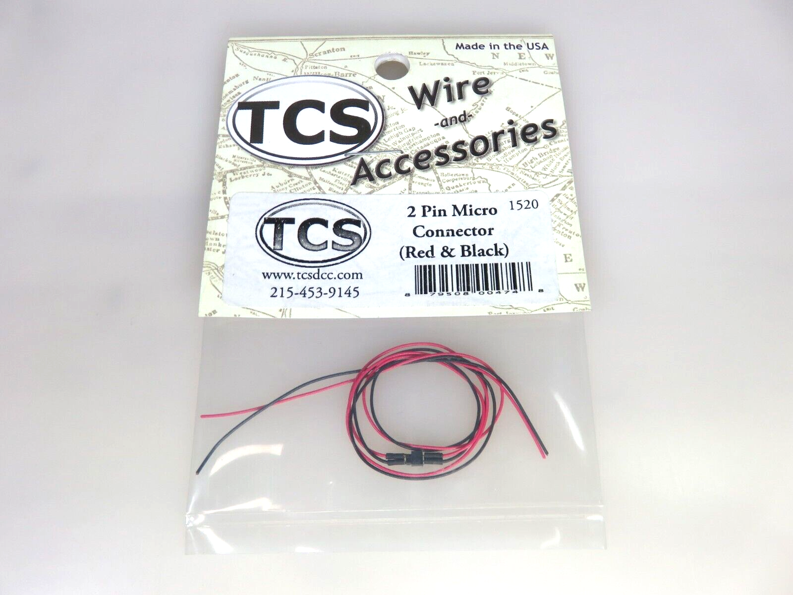 Train Control Systems TCS #1520 2-Pin Micro Connector