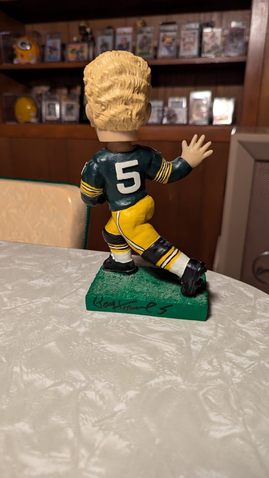 Paul Hornung Double Signed Bobblehead