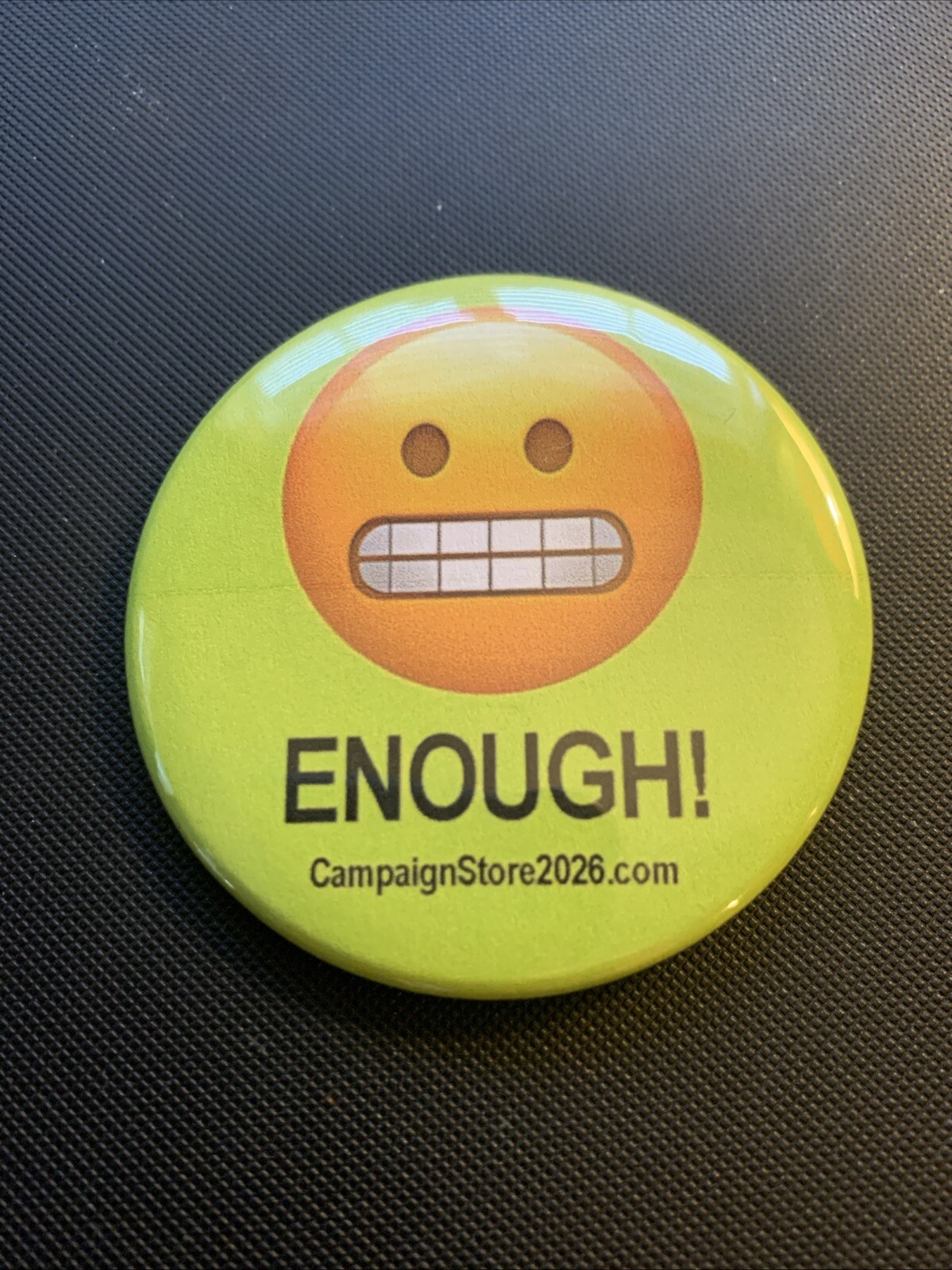 2025 Anti Trump 2.25 Inch Political Pinback Buton