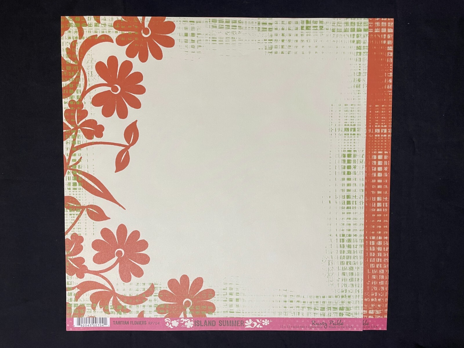 RUSTY PICKLE "BEACH THEME" COLLECTION 12 X 12 SS & DS PAPERS
