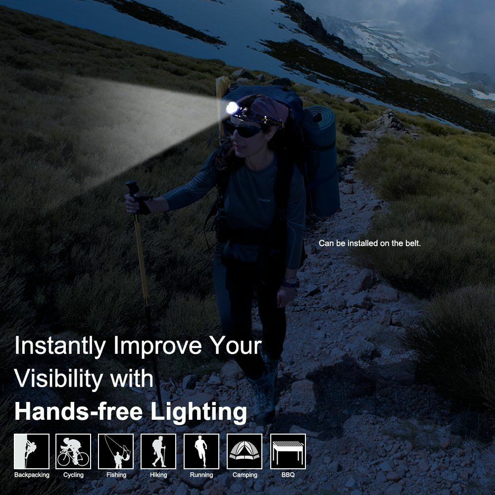 High Power 99000000LM Super Bright Headlamp LED Rechargeable Security Headlight