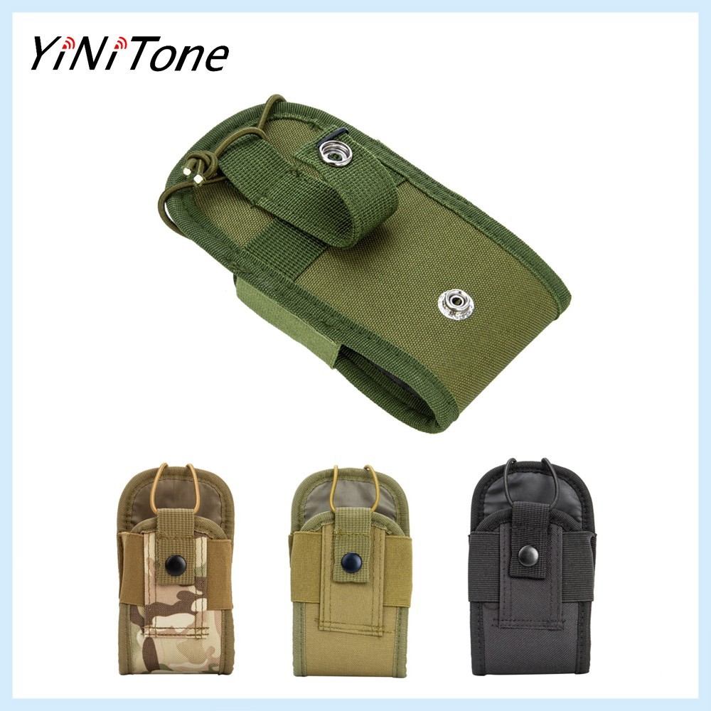 Tactical Radio Waist Bag Portable Interphone Holster Carry Bag for Outdoor
