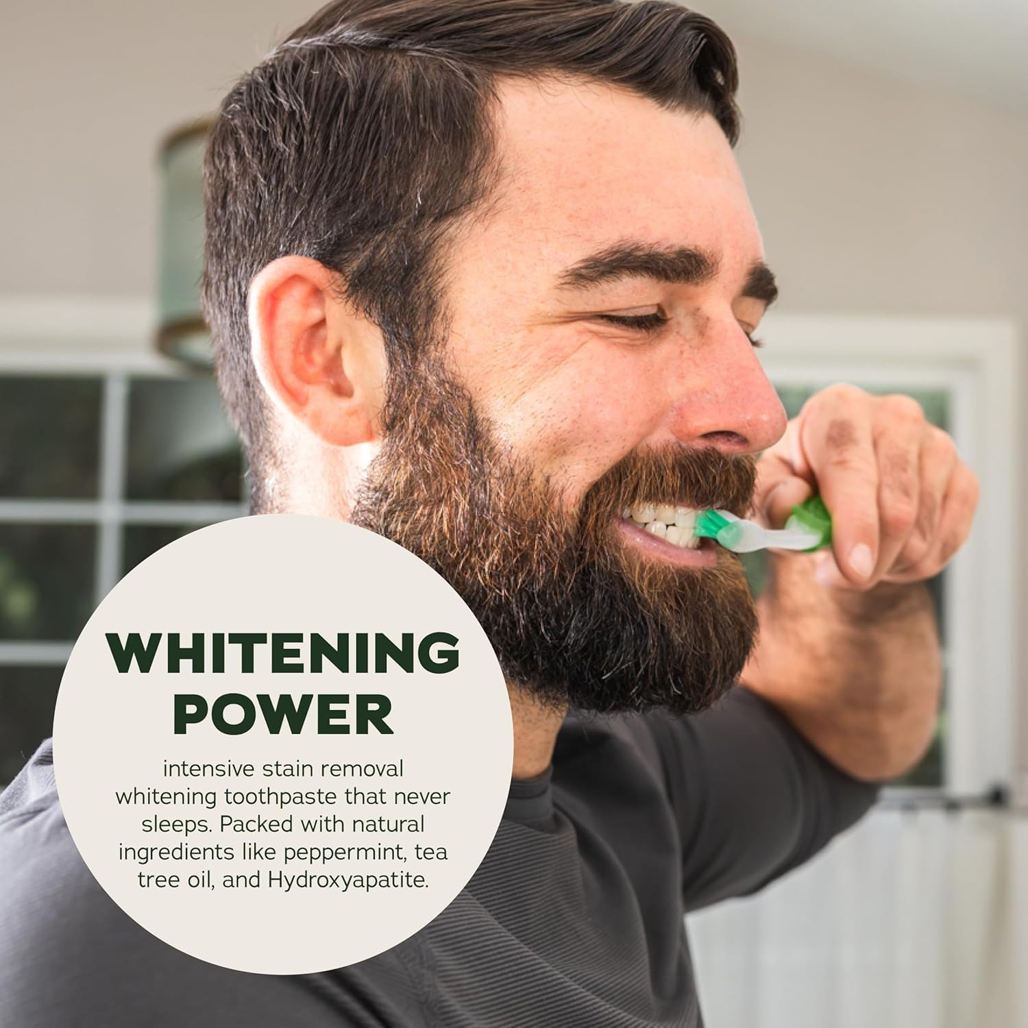 Dr. Squatch Hydroxyapatite Toothpaste Whitening - Natural, Fluoride-Free Toothpa