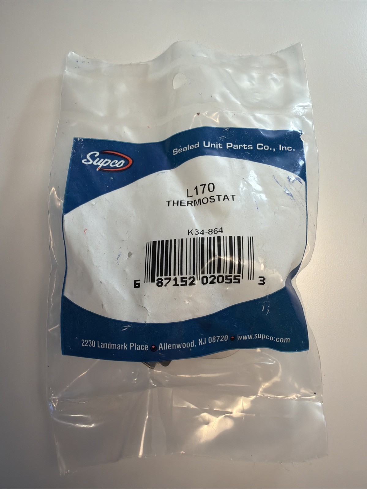 Supco L170 Thermostat
