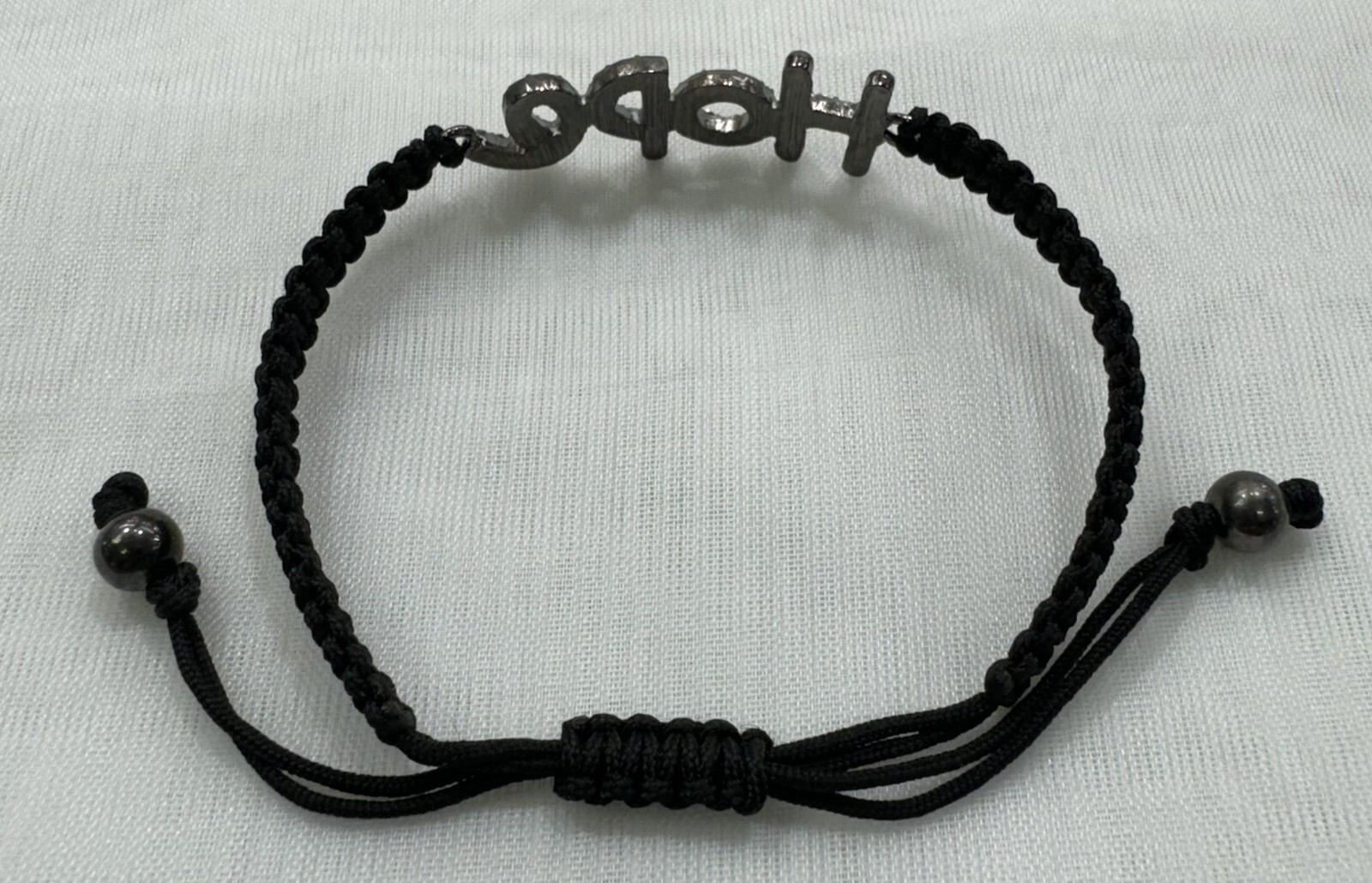 Handmade Unique 4”~8” Adjustable Hope Bracelet with Crystals
