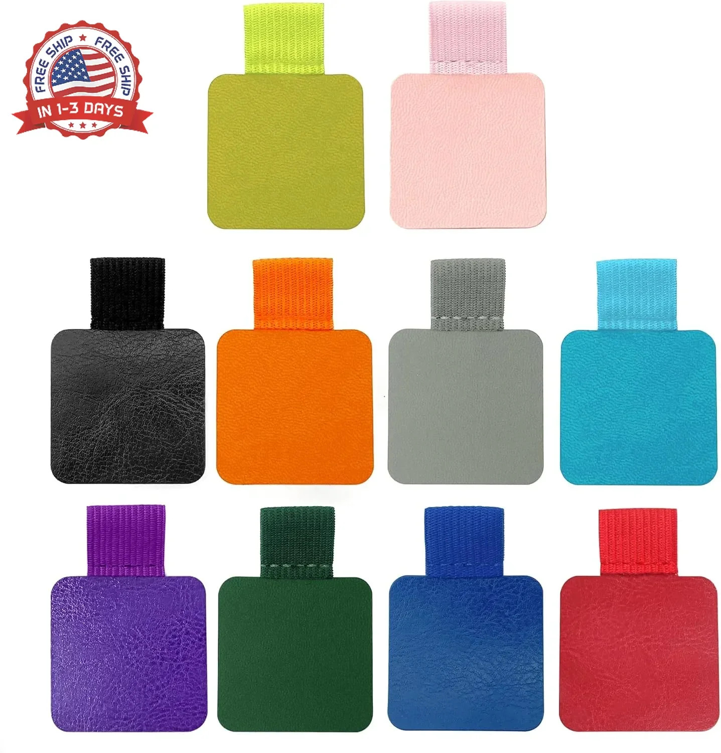 10 PCS Pen Loop Holders Self Adhesive Pen Holder Elastic Notebook Pen Loop for N