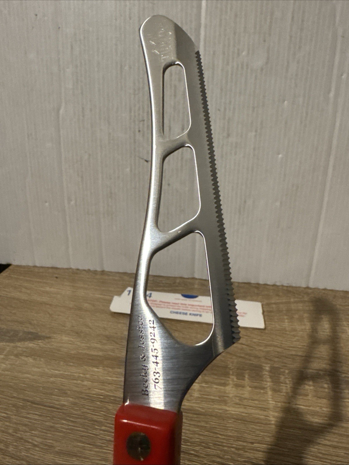 Cutco Red 1764 KQ Cheese Knife RARE