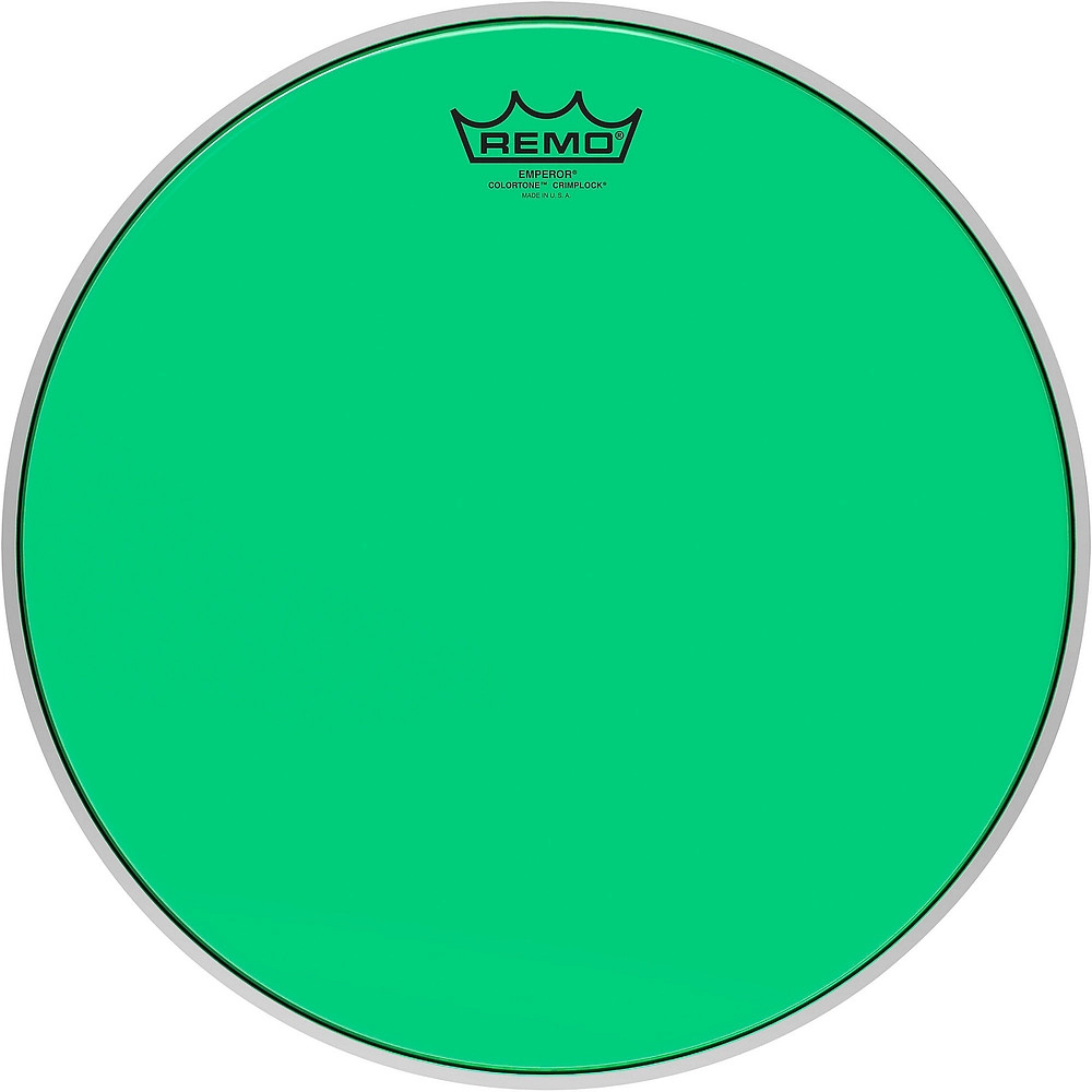 Remo Emperor Colortone Crimplock Green Tenor Drum Head 12 in.