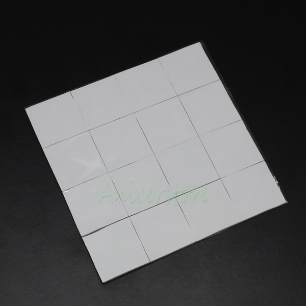 (25mmx25mmx2mm/pcs)x16pcs Thermal Conductive Pads Heatsink Chip GPU Compound Pad