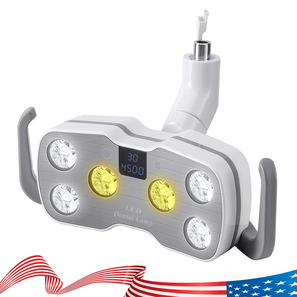 9W Dental 6 LED Lamp Oral Light Lamp For Unit Chair with LCD Display