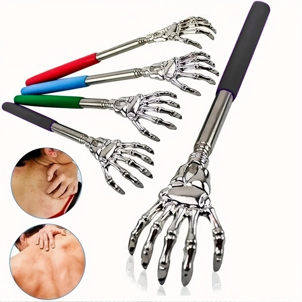 6 Pack Metal Back Scratcher Back Extendable Massager Bear Claw Telescopic New