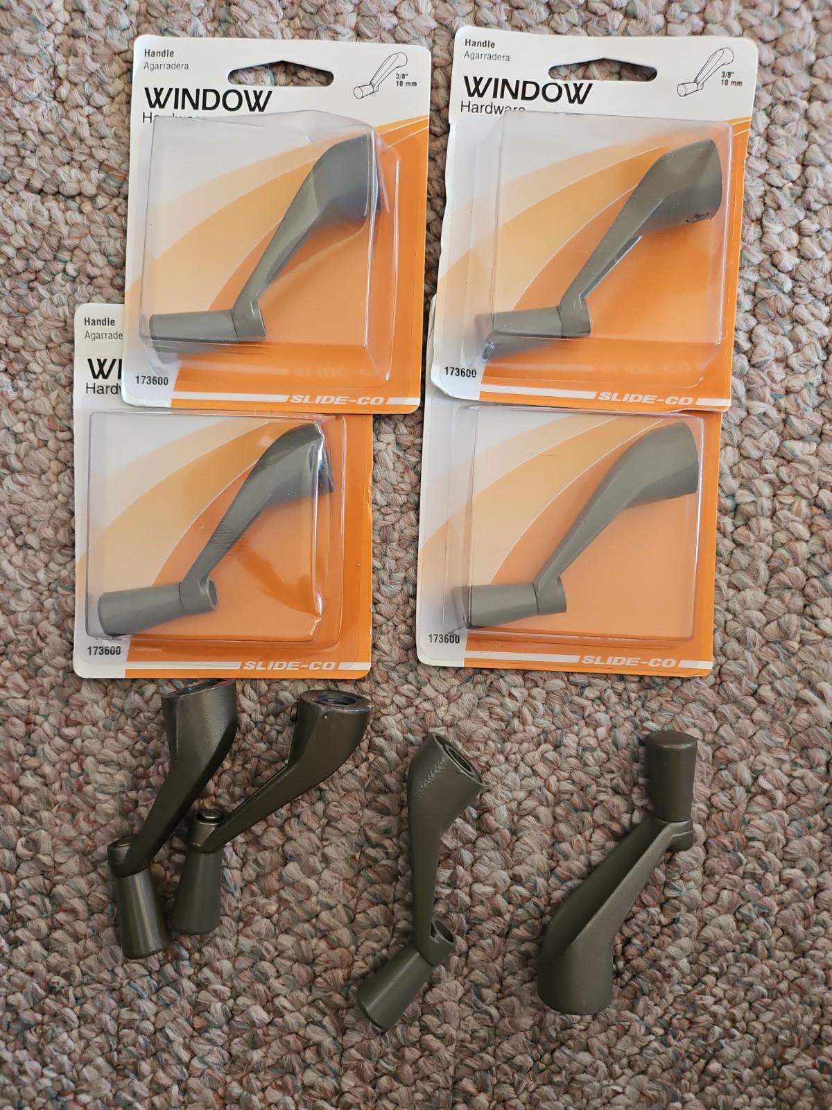 8PK. Slide-Co 173600 Crank Handle, 3/8" Spline Socket.