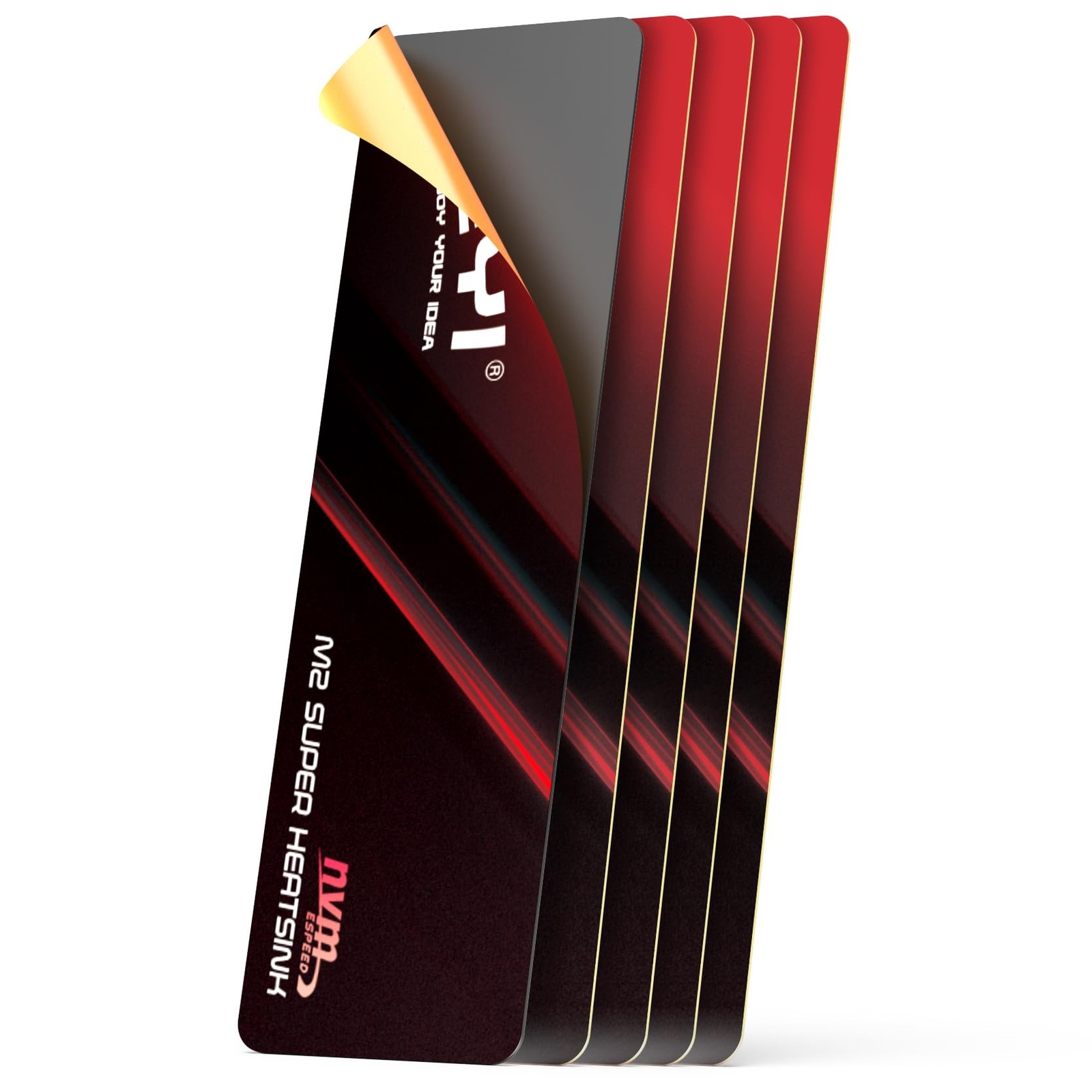 JEYI M.2 2280 SSD Heatsink, Graphene+Copper Foil, 0.5mm Ultra-Thin, 1500W/mK...