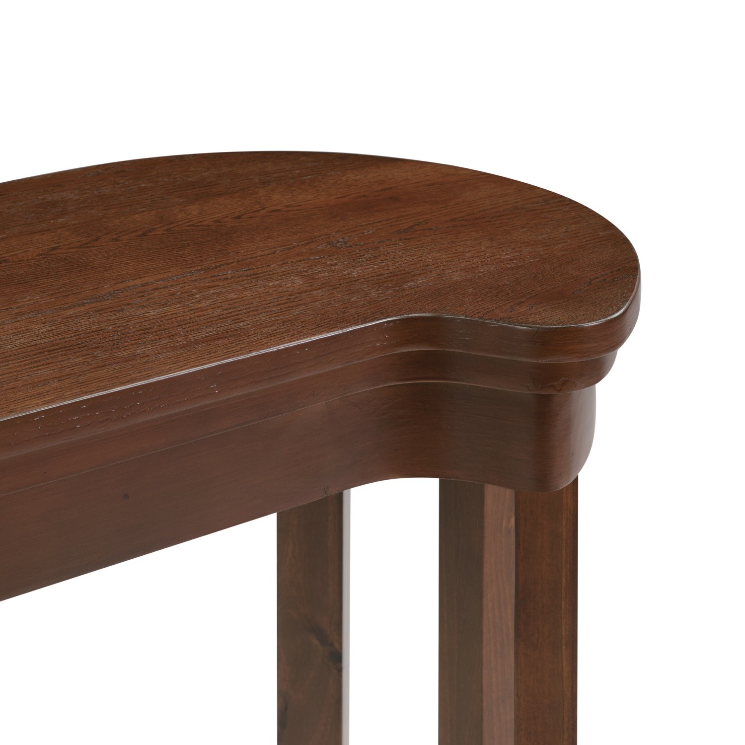 4 Piece Set Counter Height Bar Table & 3 PU Padded Solid Wood Stools Espresso