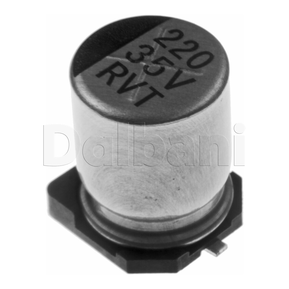 5PCS 35V220MF8x10.2 New SMD Capacitor 35V 220UF 8X10MM