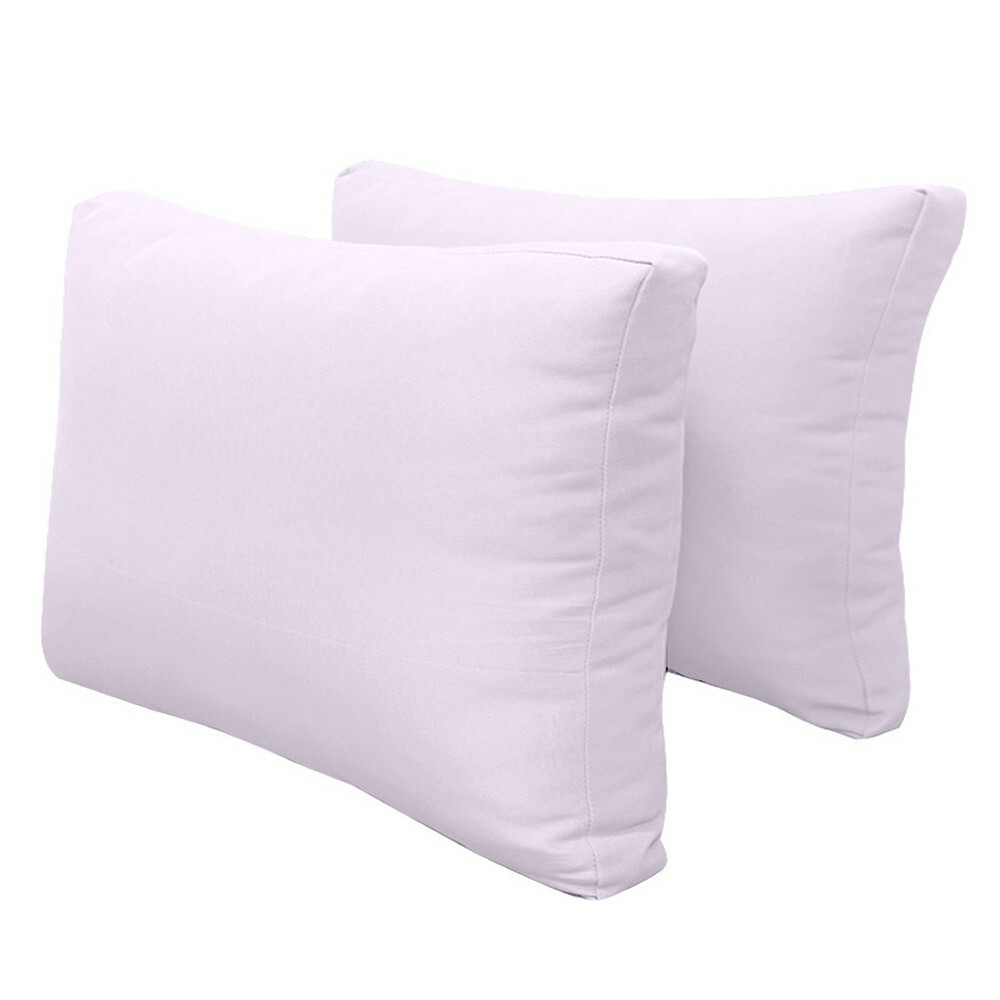 |SLIPCOVER ONLY|S2 Outdoor Bolster Backrest Pillow Covers Knife Edge Queen AD107