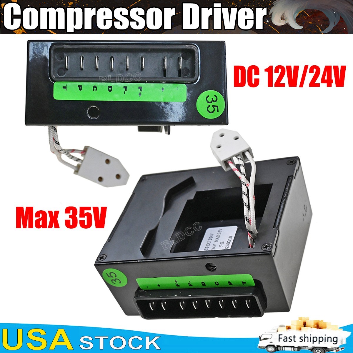DONPER 12/24V Refrigerator Compressor Driver DZL35-L Electronic Start Controller