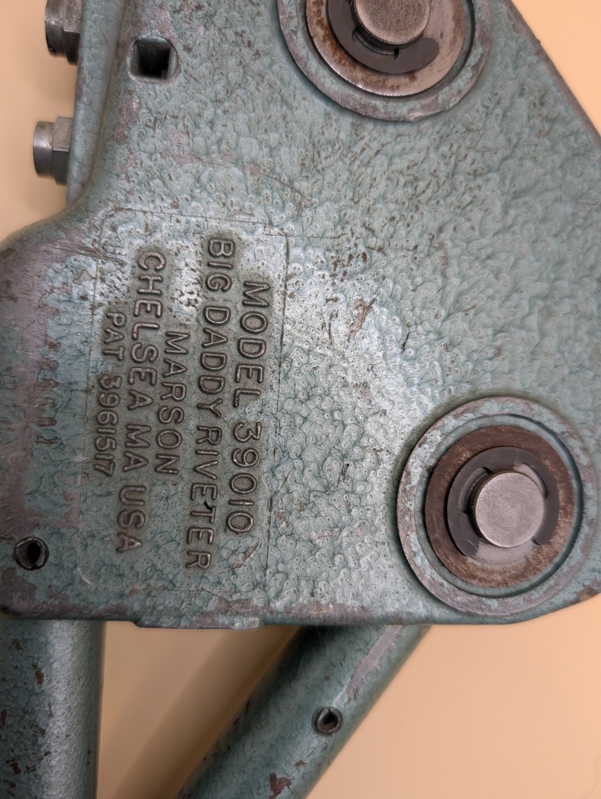 Marson Big Daddy Riveter Mechanic Work Tool Garage -Bodywork Metal