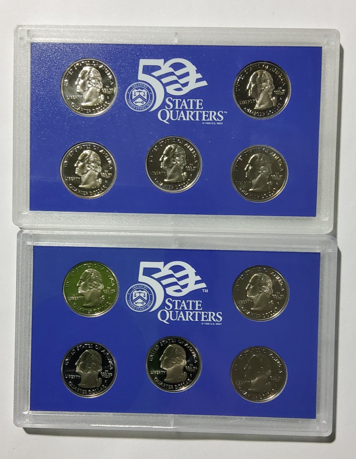 🪙 2002, 2003 United States Mint Proof Sets 10 Coins Uncirculated 🪙