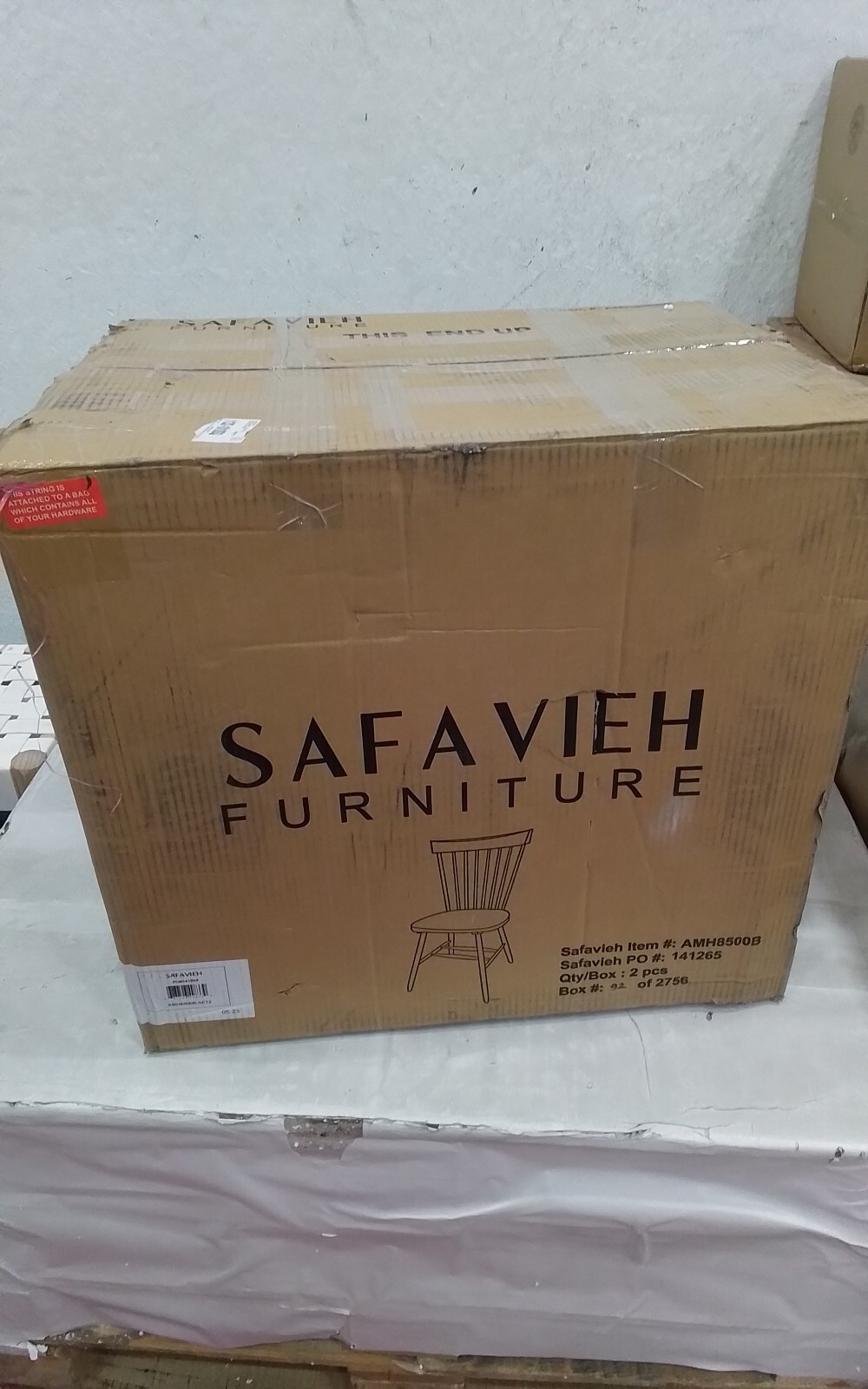 Safavieh PARKER SPINDEL SIDE CHAIR, Reduced Price 2172737450 AMH8500B