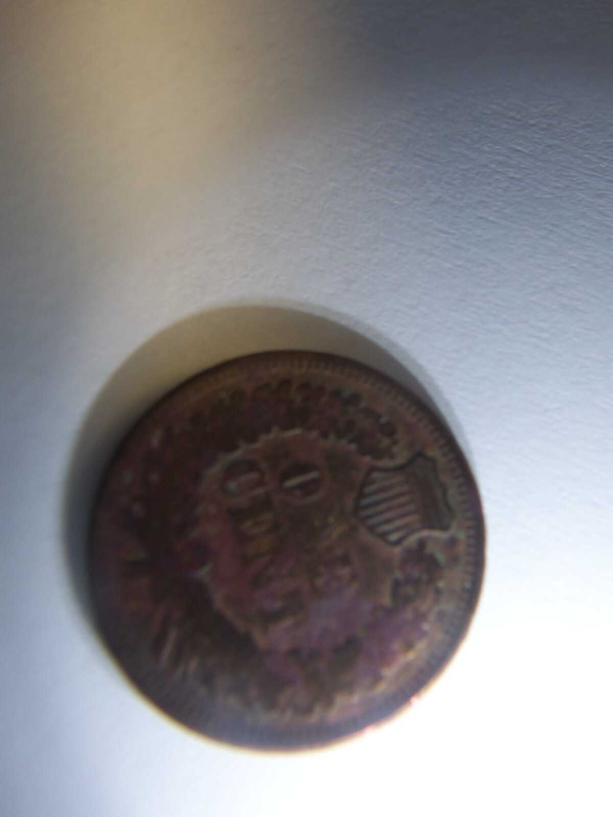 A RARE 1869 INDIAN HEAD PENNY