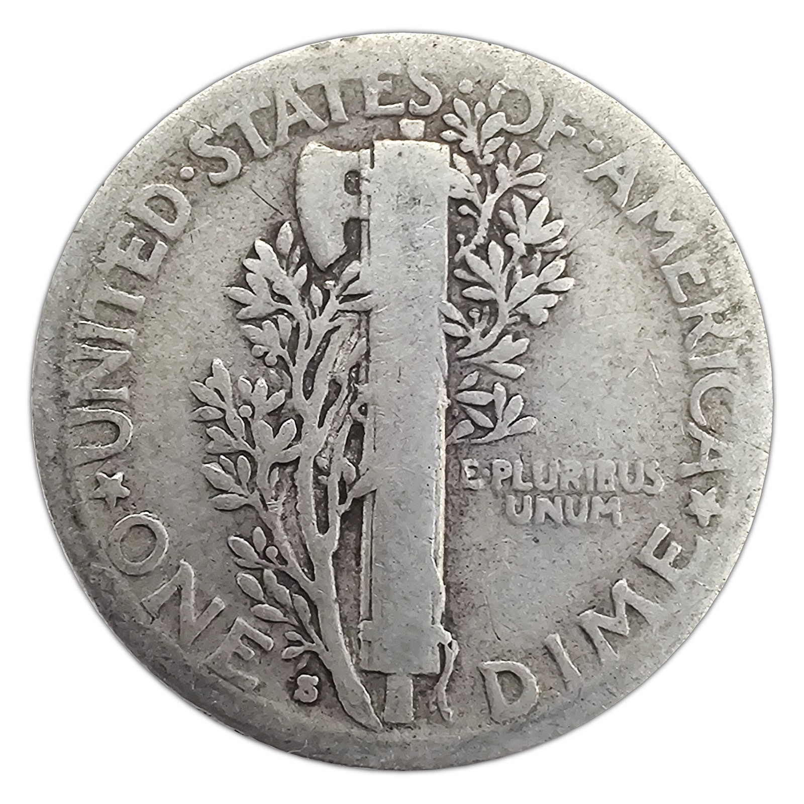 1935-S Mercury Dime G Good 90% Silver