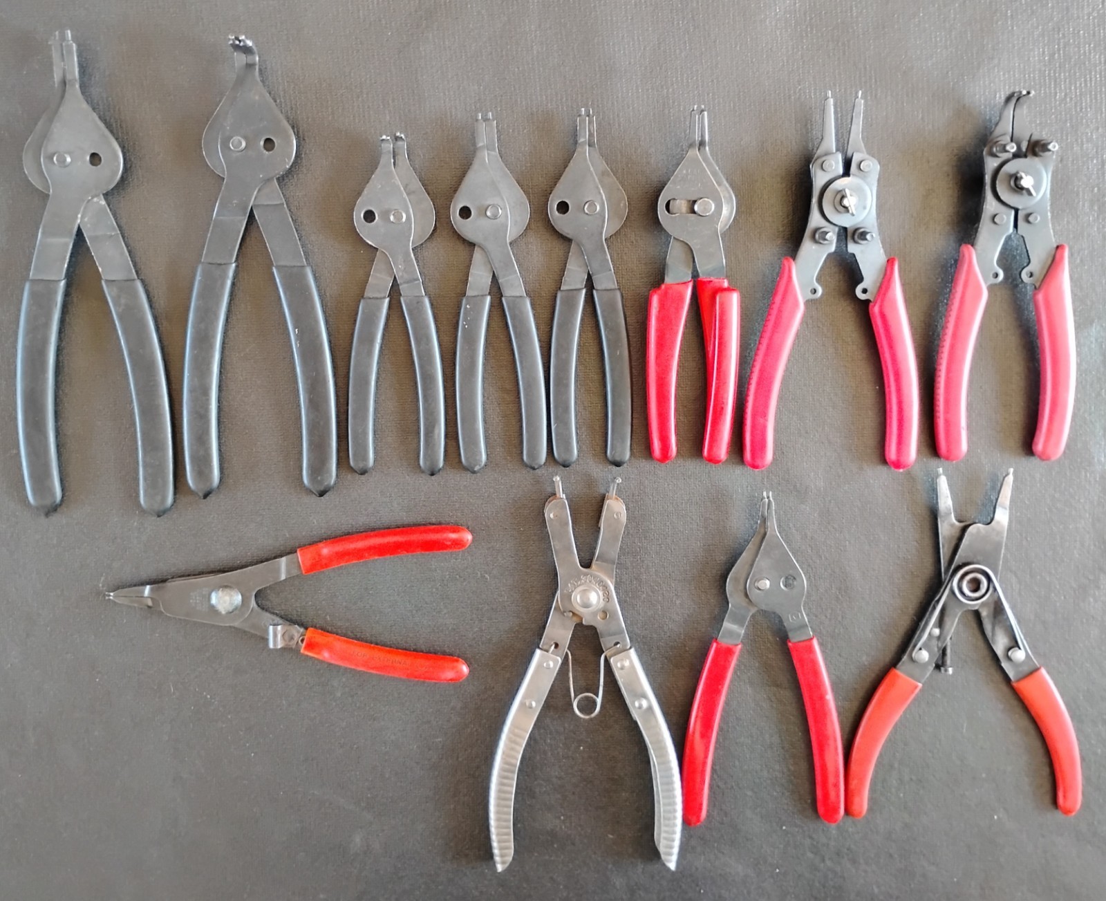 snap ring plier lot