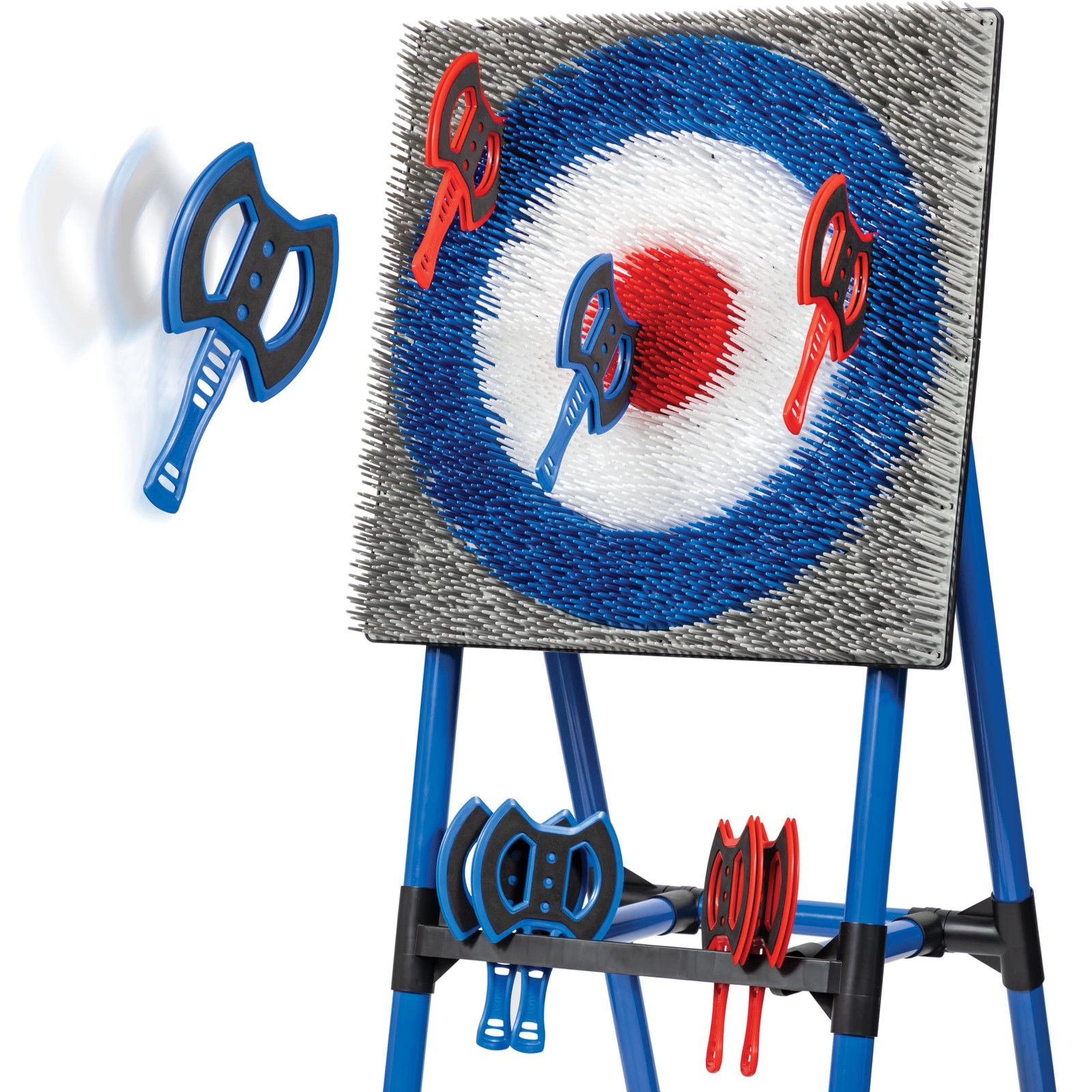 EastPoint Axe Throwing Game Set - 8 60 in x 33 x 24", Blue, Red & Gray