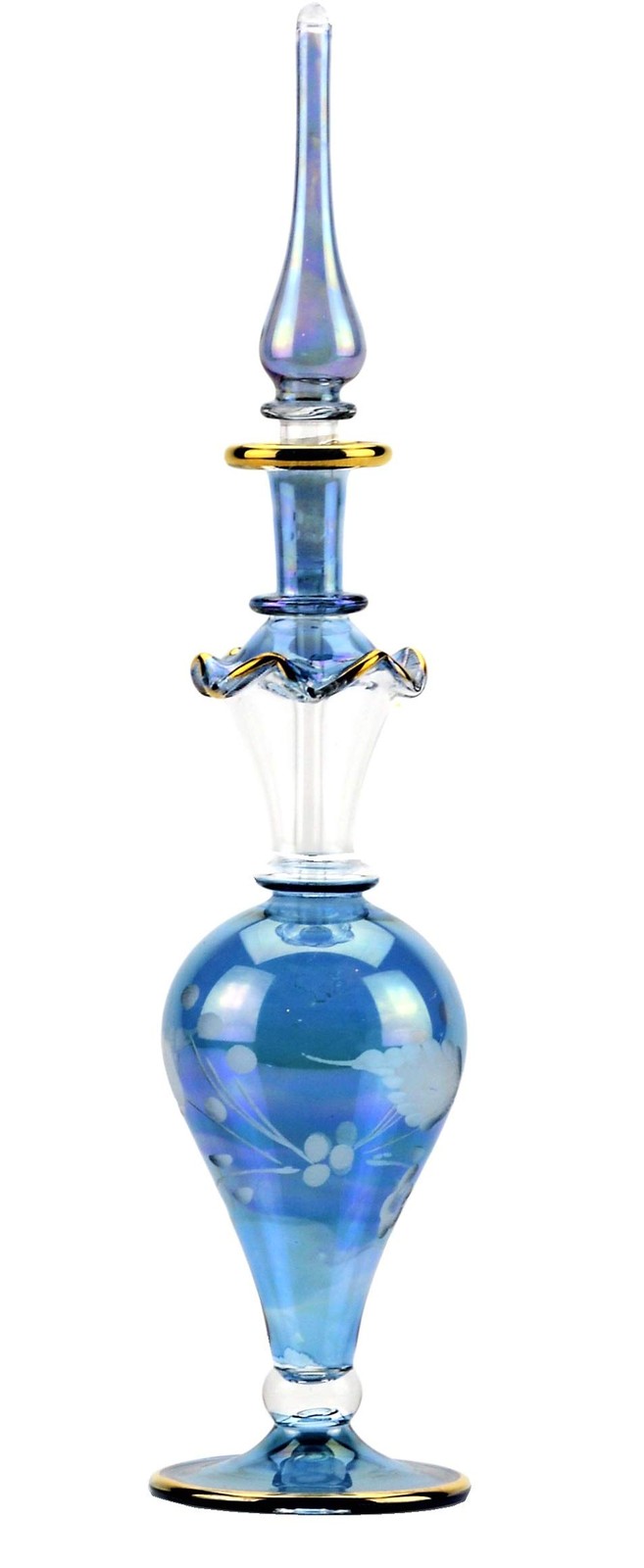 NileCart 9 in. Egyptian Perfume Bottle large size 100 ml. handmade in Egypt F...