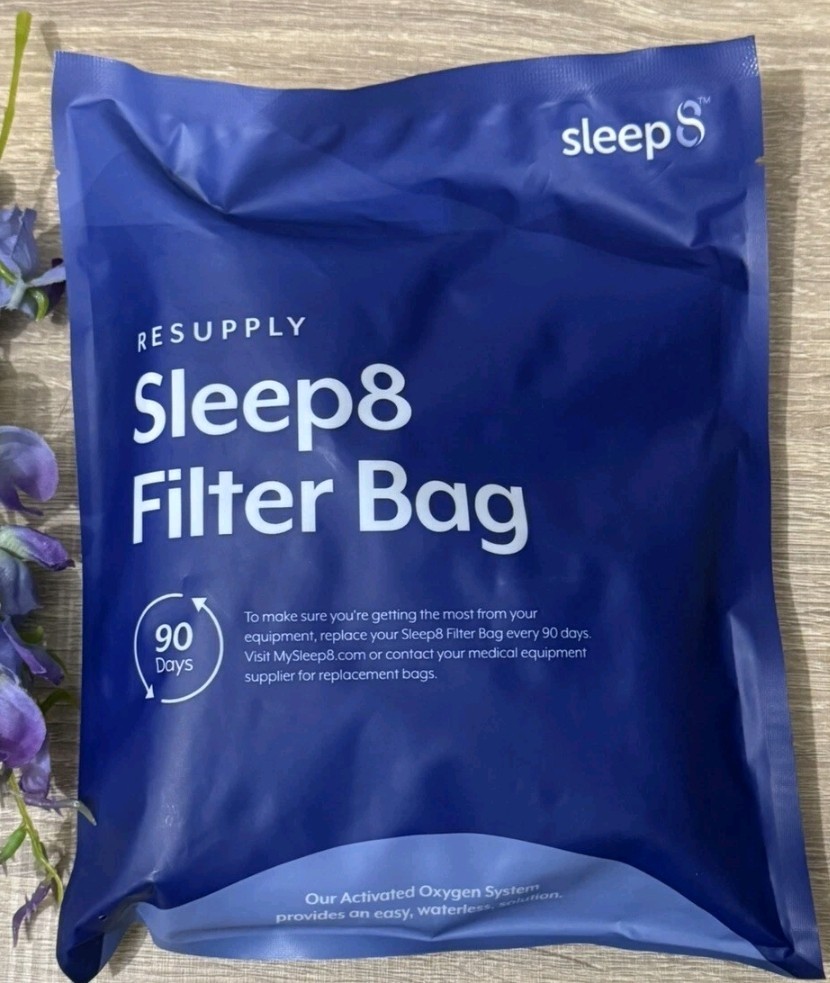Resupply NEW SEALED SLEEP 8 Resupply Sanitizing Replacement Filter Bag