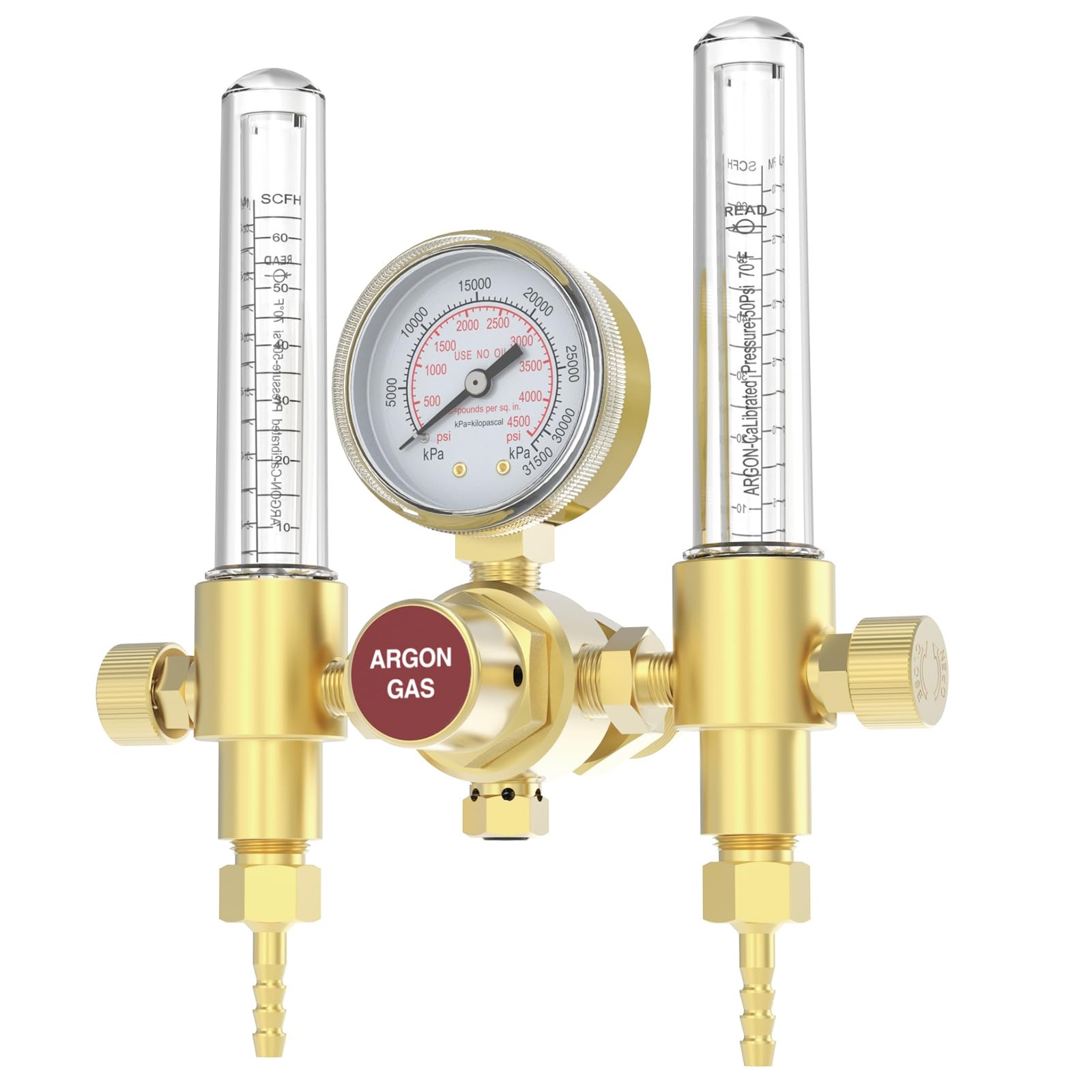 Dual Output Argon Regulator Flow Meter