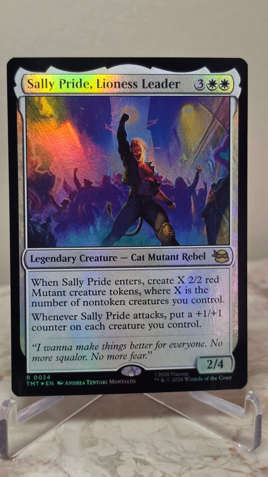 Sally Pride, Lioness Leader Foil R Teenage Mutant Ninja Turtles 24 NM