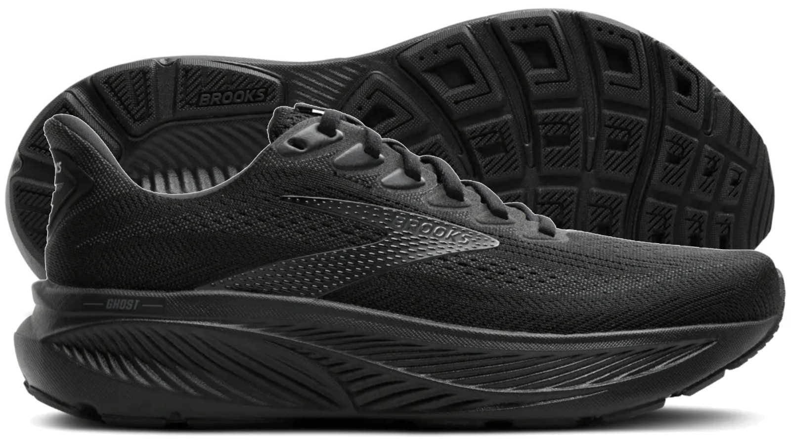 Brooks Ghost 17 Mens Black/Black/Ebony, Multiple sizes, New In Box