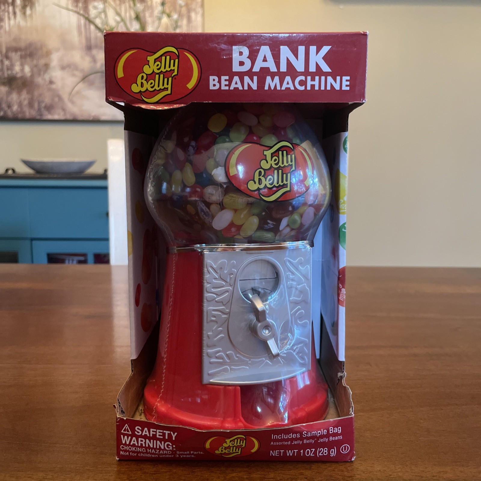 New Jelly Belly Bank Bean Machine with Sample Bag of Jelly Beans - July 2026