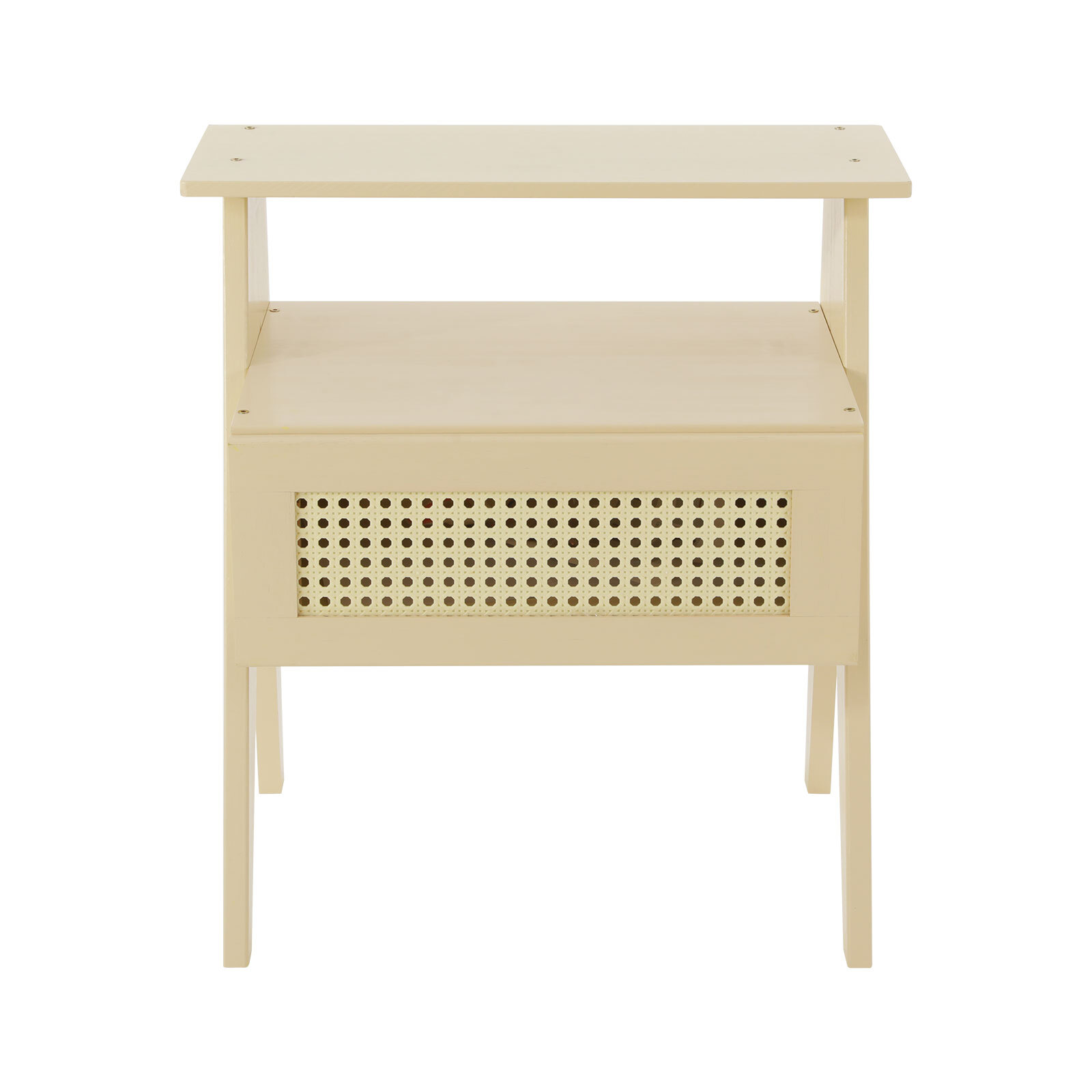 Bedside Table, Office Sofa Side Table Floorstanding Bedside Table With Drawer