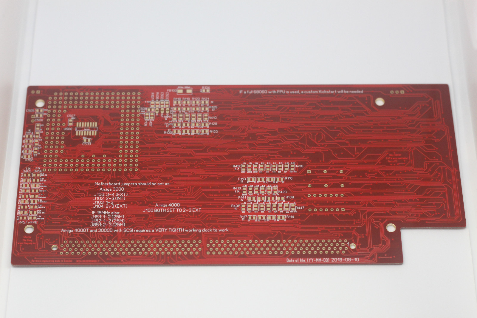 Amiga A3660 PCB Rev 1.1 for A3000/A4000