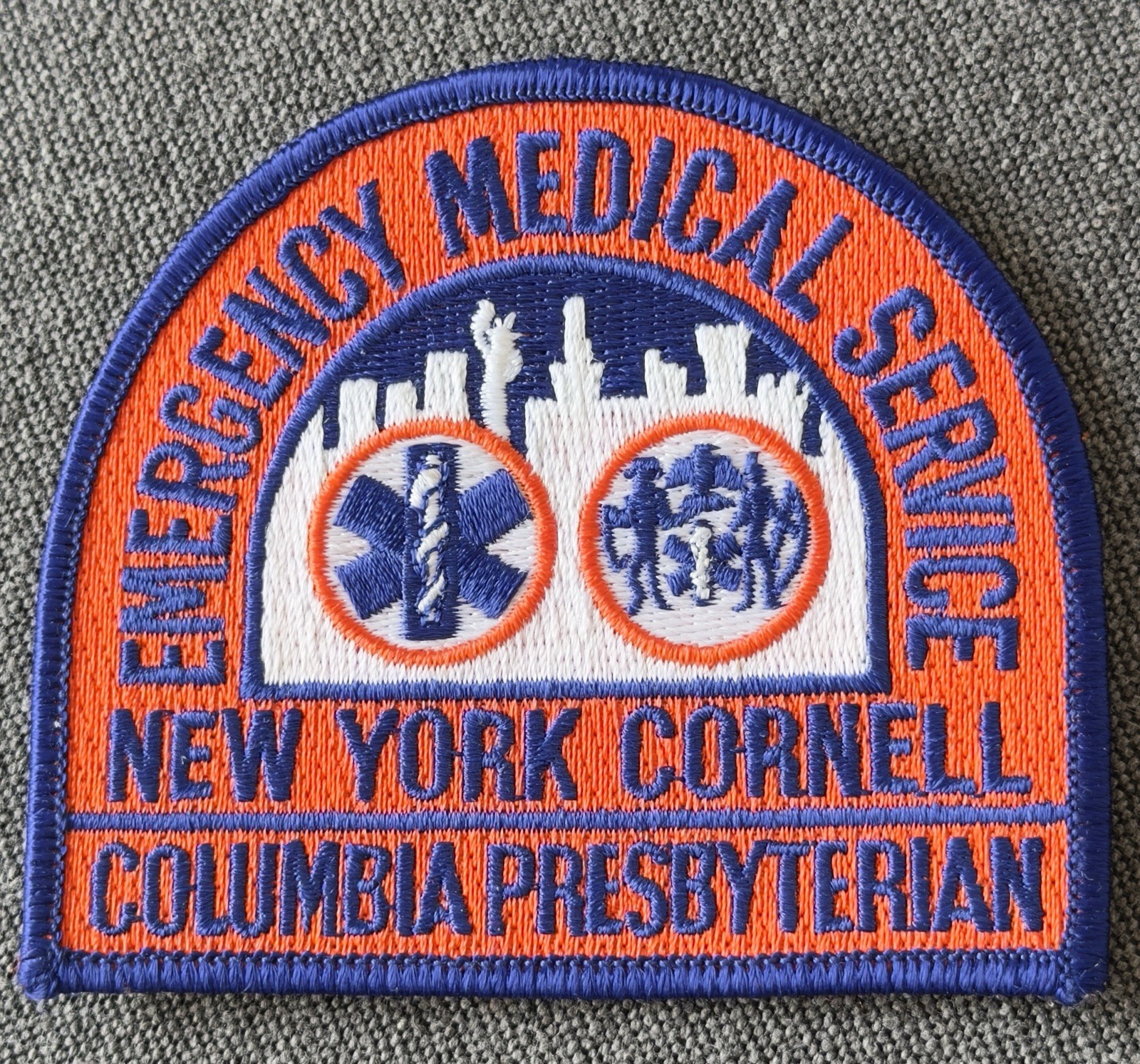 NY Cornell Emergency Medical Service Columbia Presbyterian Patch 3 1/4”