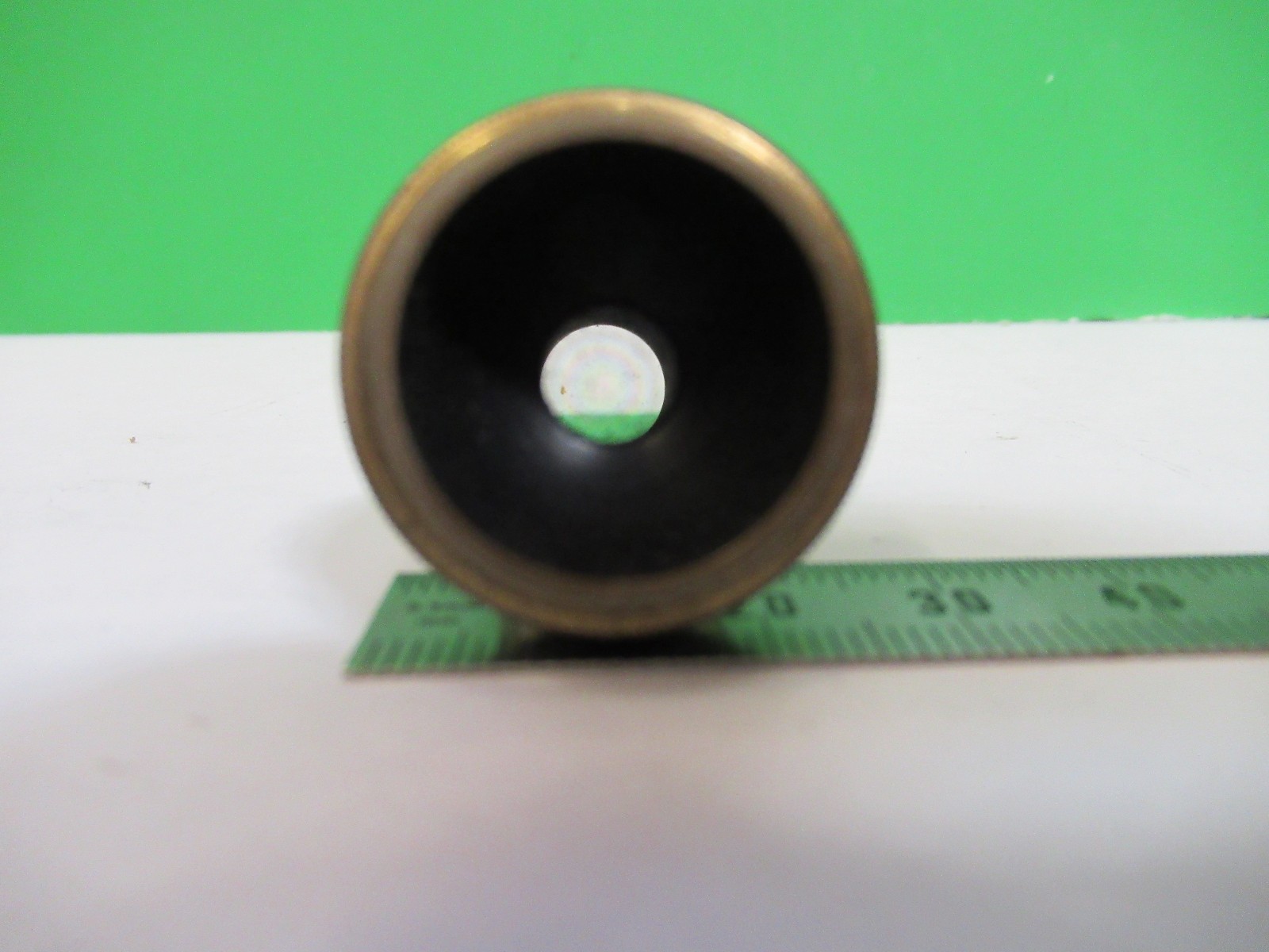ANTIQUE BAUSCH LOMB BRASS OBJECTIVE LENS MICROSCOPE PART AS PICTURED Y4-FT-80