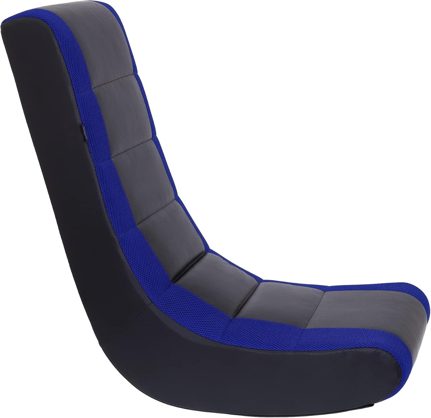 The Crew Furniture Classic Video Rocker Gaming Chair - Black/Blue - Kids/Teens