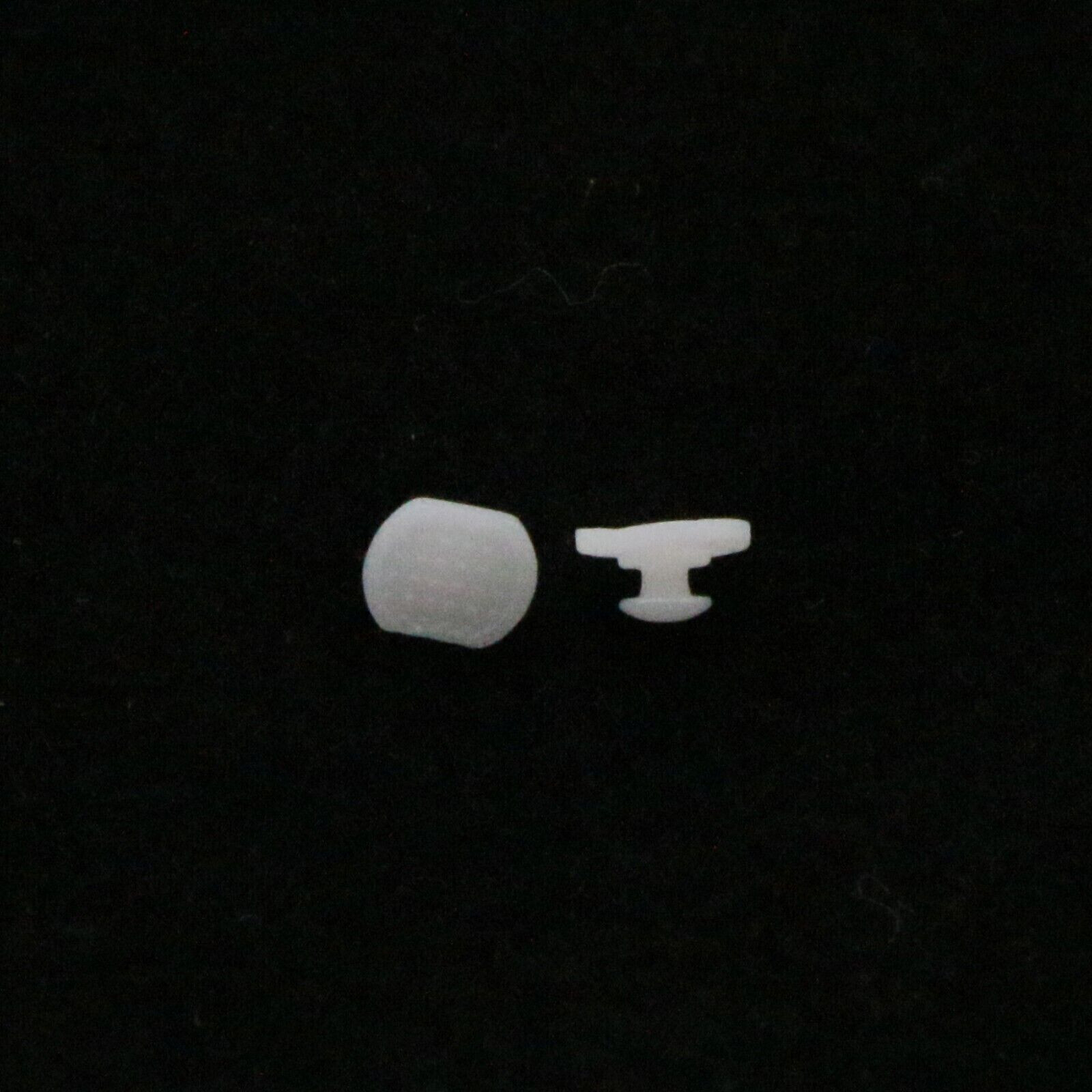 Dental Orthodontic Composite Ceramic Lingual Buttons Bondable Rectangular Base