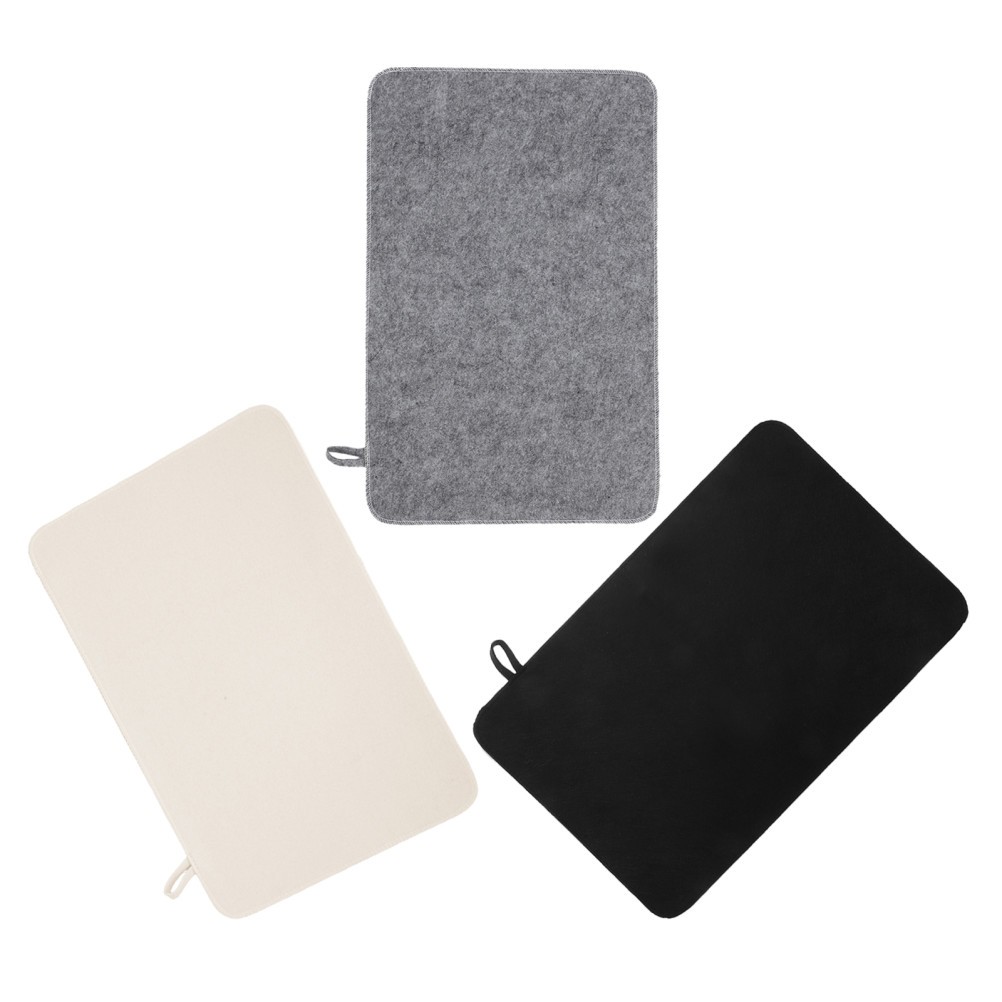 3 Pcs Felt Cushion Steam Room Seat Sauna Covers Heat Insulation Bath Mat House