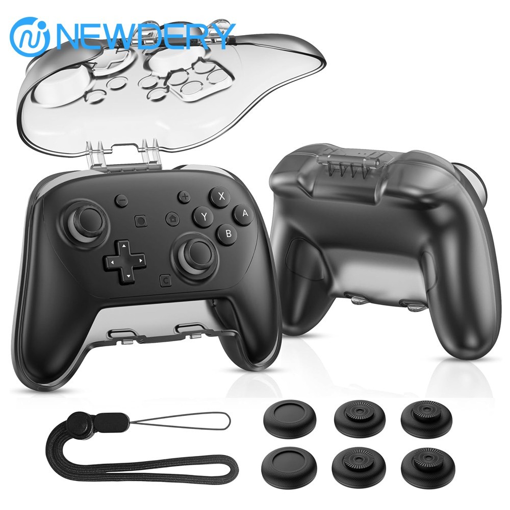 Hard Travel Case for Nintendo Switch 2 Pro Controller Shockproof PC Shell Grips