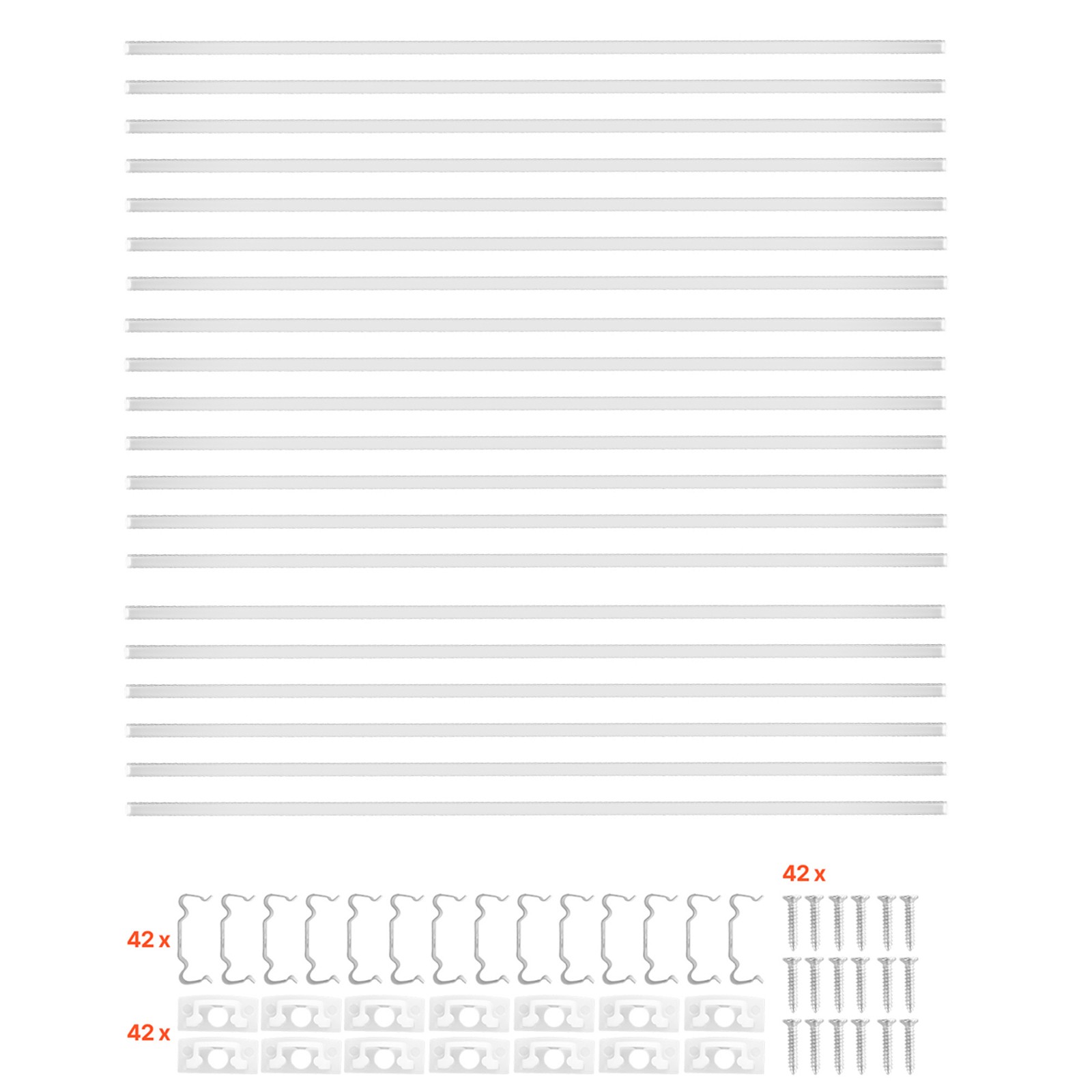 Uimoso 20-Pack 3.3 ft U-Shape LED Aluminum Channel with Milky Diffuser forStrips