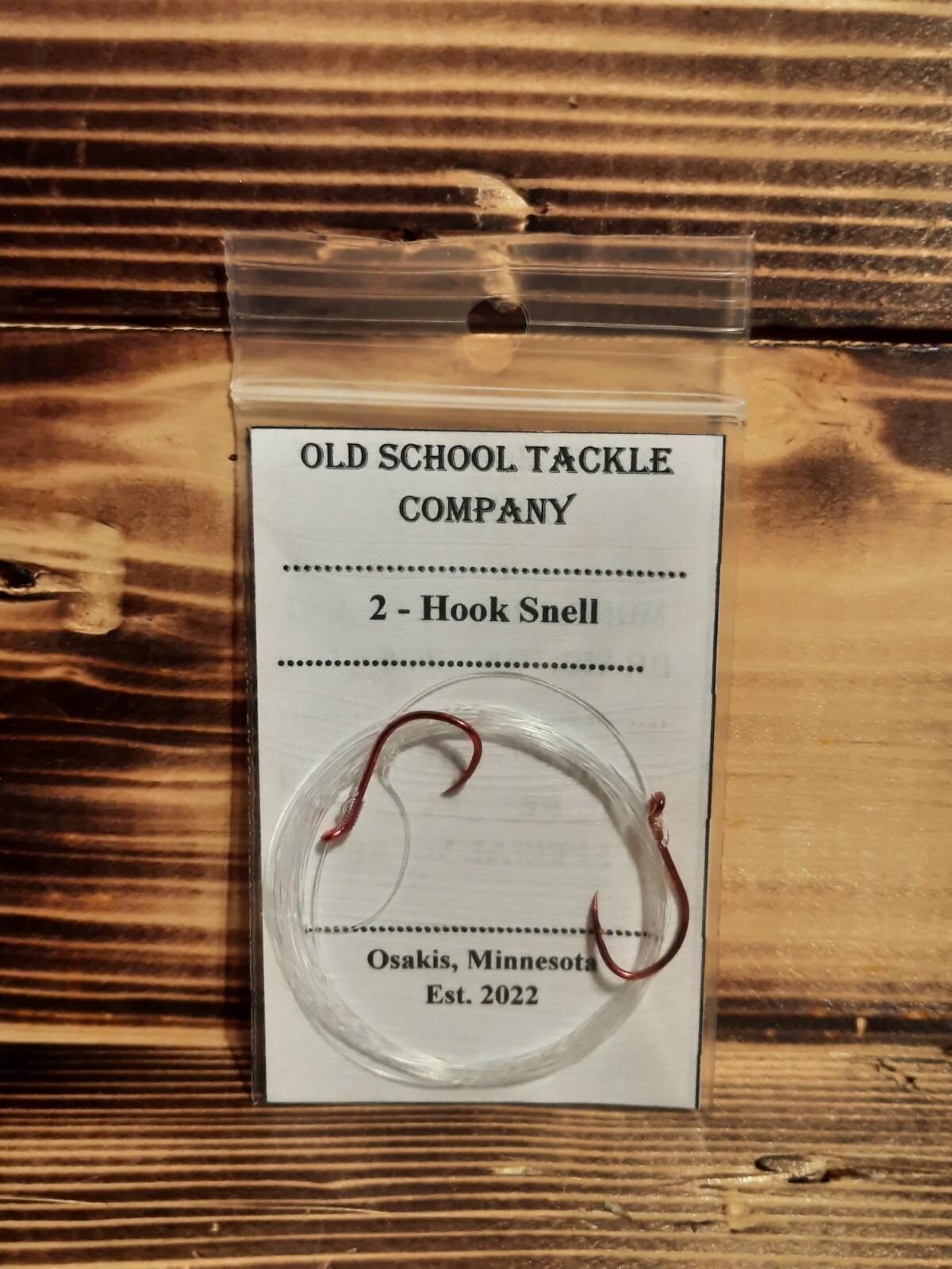 2-Hook Snell/Crawler Harness - Your Choice: Length, Hook Size, lb Test