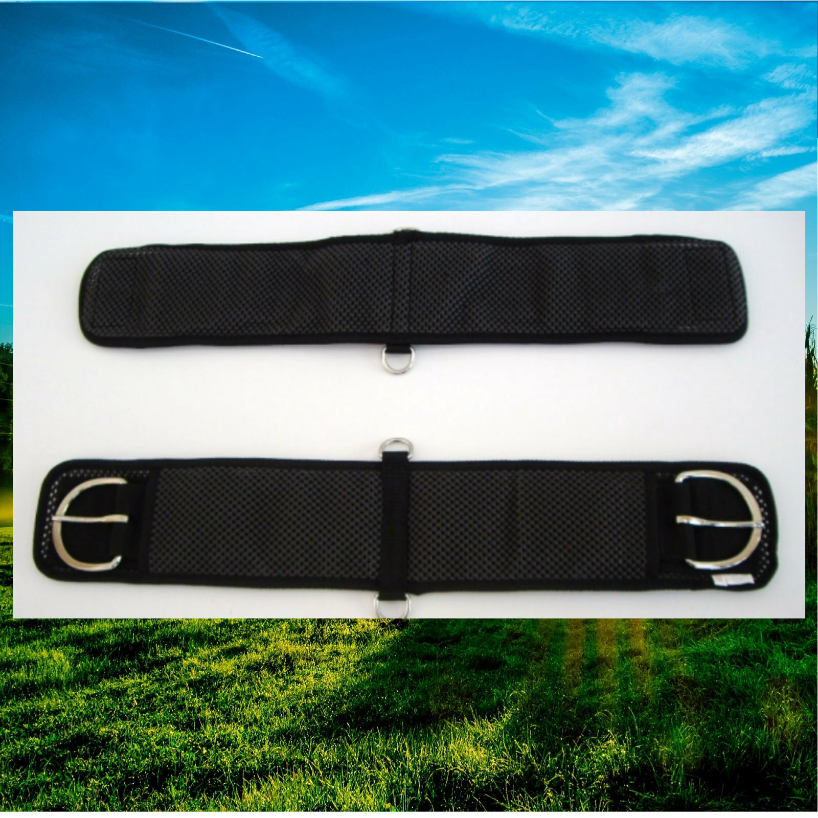 Western Saddle Girth Aero, Air Waffle Western Waist Belt, Breathable Saddle Girth