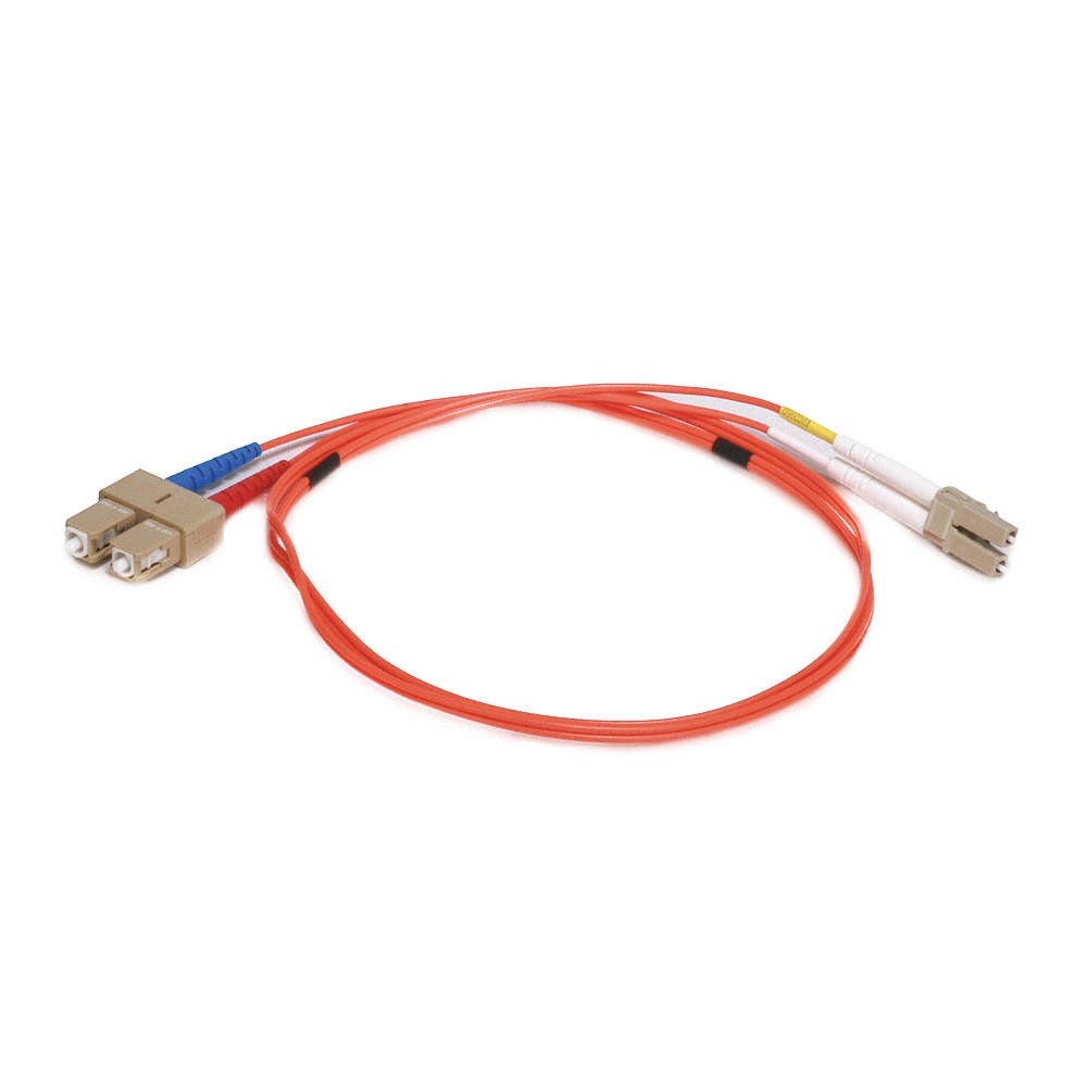 MONOPRICE 2626 Fiber Cord,Duplex,LC, SC,1m,Orange 13U433