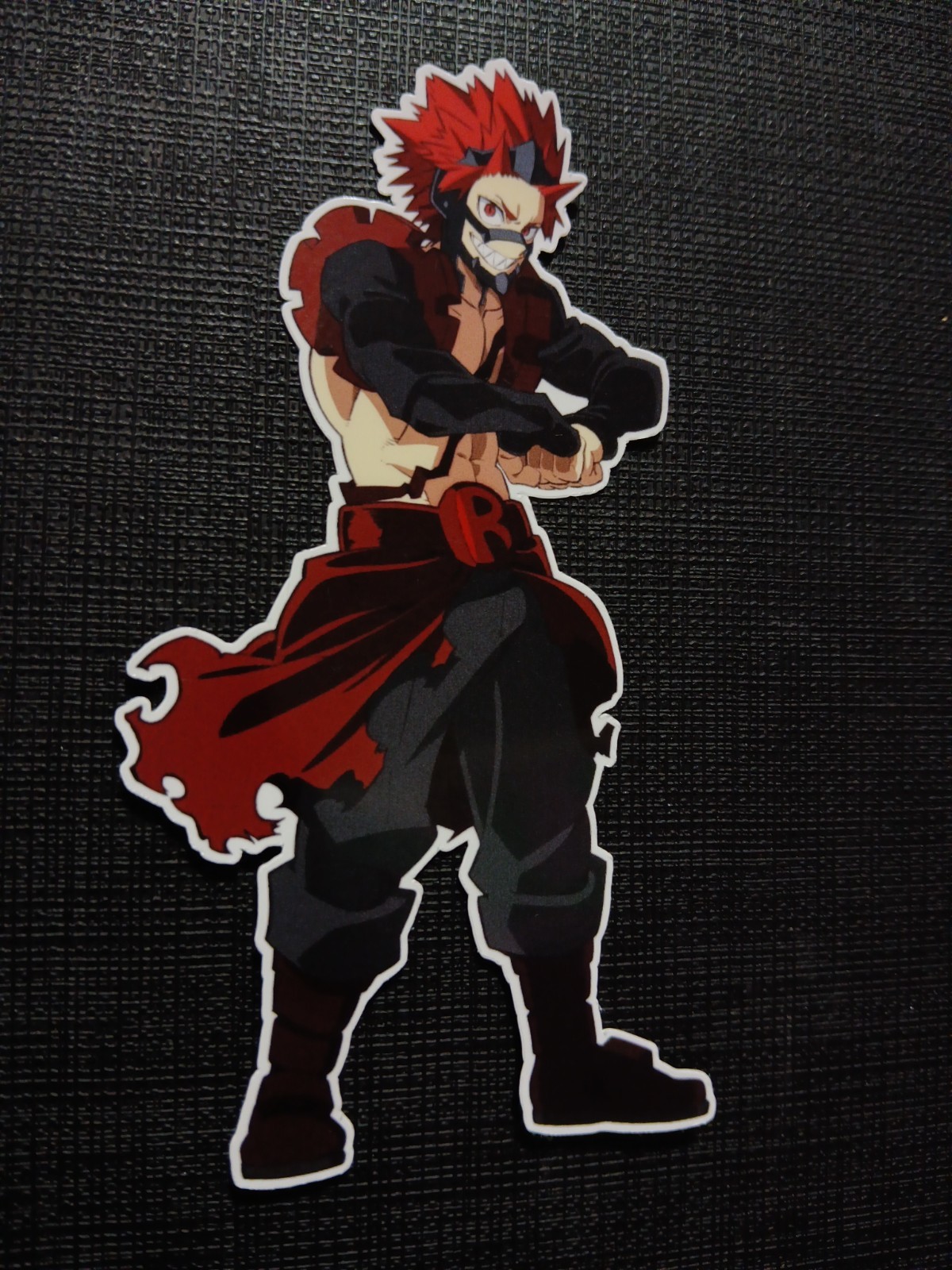 Red Riot Eijiro Kirishima My Hero Academia Glossy Sticker Anime Waterproof!