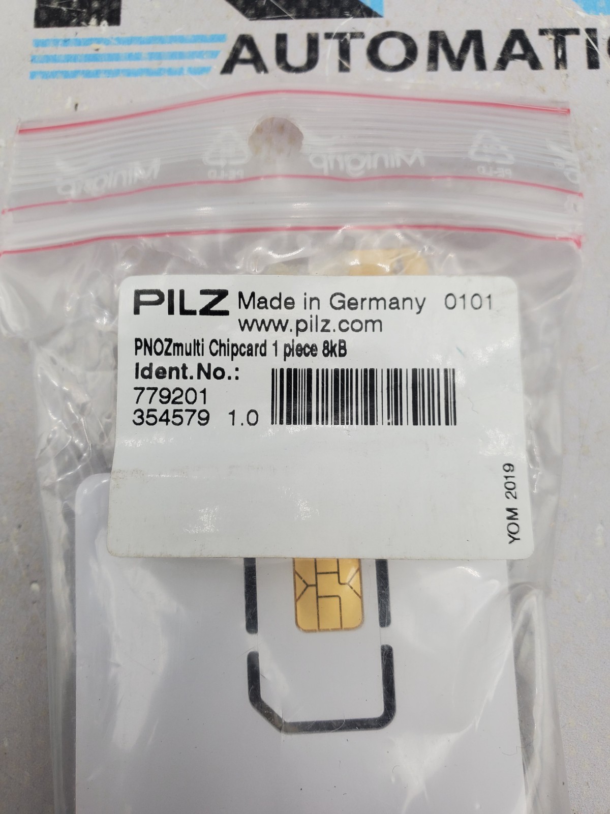 PILZ 779201 Magnetic Sensor Chip Card Memory Card