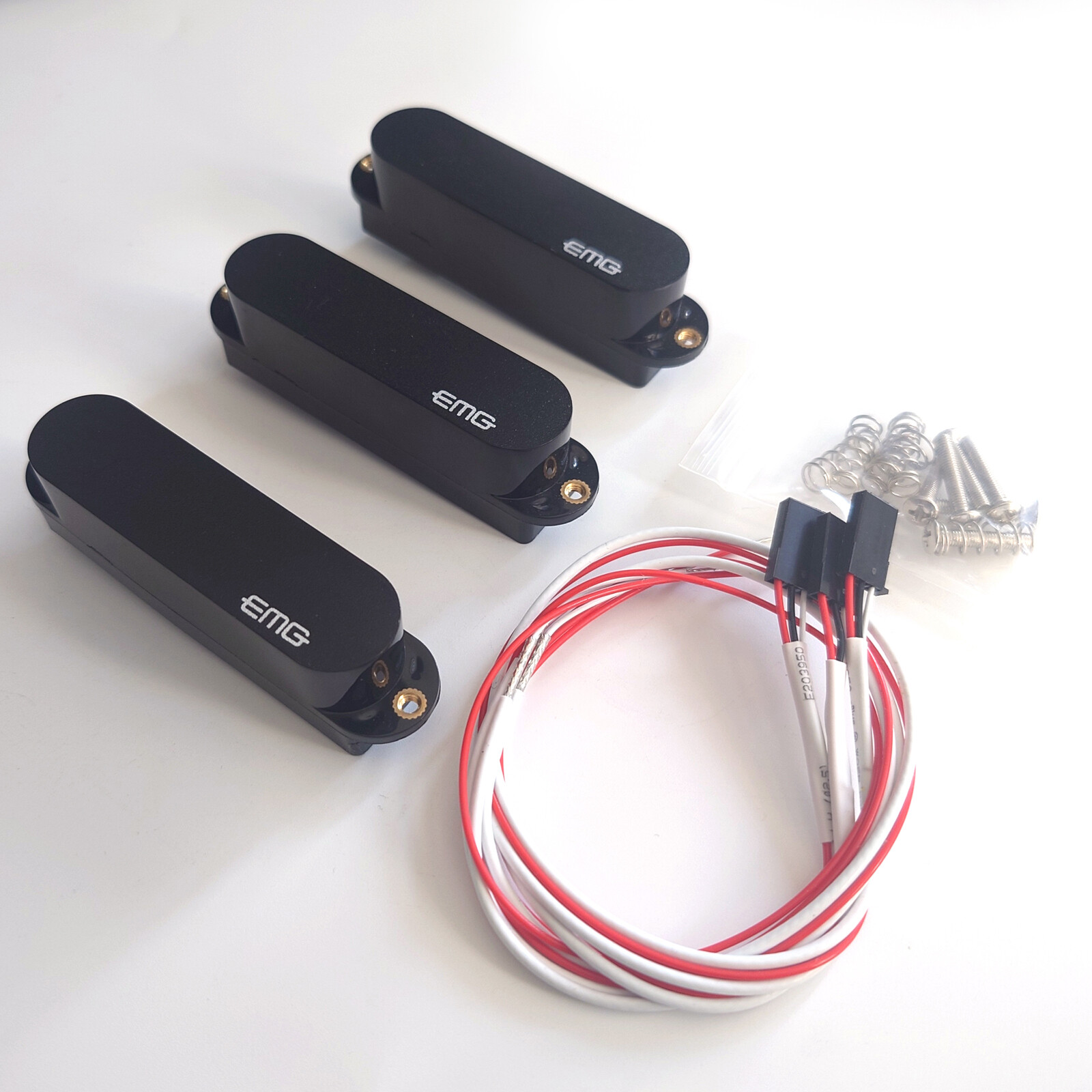 China Made Classic Active Guitar Pickups SSS Single Coil Set Black