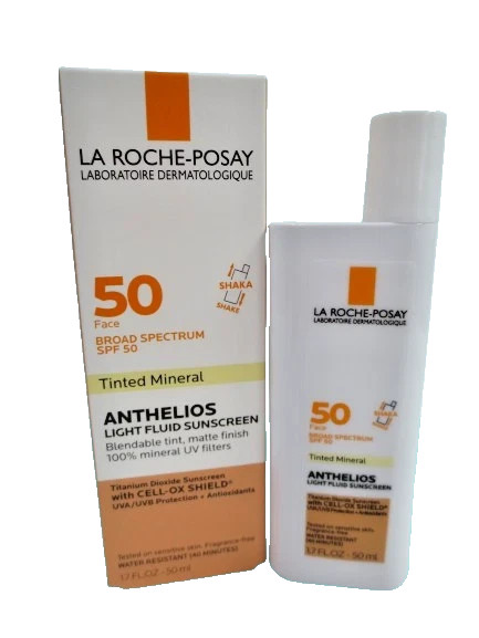 LA ROCHE POSAY ANTHELIOS TINTED MINERAL SPF 50 SUNSCREEN 1.7 OZ EXP: 2027 3PCS